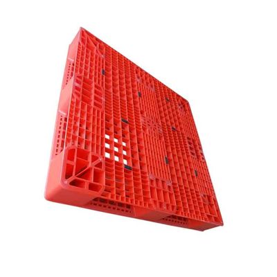 1100 X 1100 Industriële Kunststof Pallets Rode HDPE
