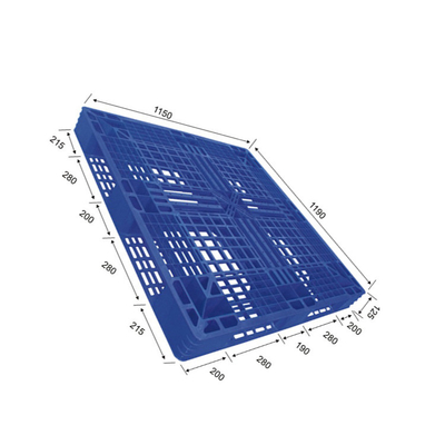 Ergonomisch PE Plastic Pallet1190x1150 Dynamisch 1200Kg Naadloos Vervoer