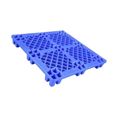 1100 X 1100 X 145 Blauwe HDPE Plastic Pallet6.6kg Nestable Pallet voor Voedsel