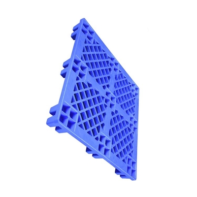 Blauwe HDPE Nestable Plastic Pallet 1100 X 1100 X 145 van de Pallet2000kg Statische Lading