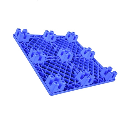 600Kg Nestable Blauwe HDPE van dynamische Ladings 1100 X 1100 Plastic Pallets voor Medisch/Voedsel