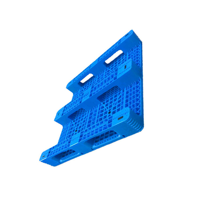 Blauwe HDPE pp Antislippallet Plastic Pallet 1100 X 1100 X 155 voor Voedselfabriek