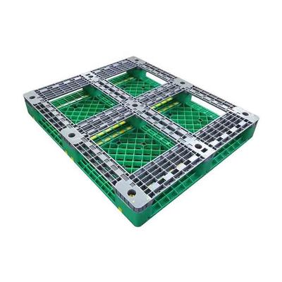 Pakhuis15kg Industriële Kunststof Pallets 1200x1000mm 4 Manier Kunststof Pallet