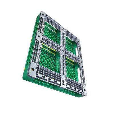 Polypropyleen Groene Kunststof Pallets 1200*1000mm voor Opslag
