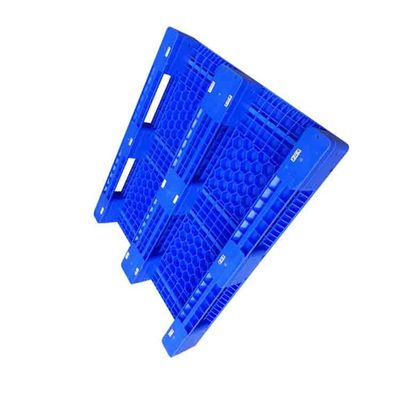 Blauwe van de de Ladingseconomie van 6T Statische Kunststof Pallets 120 X 100cm Blauwe Kunststof Pallets