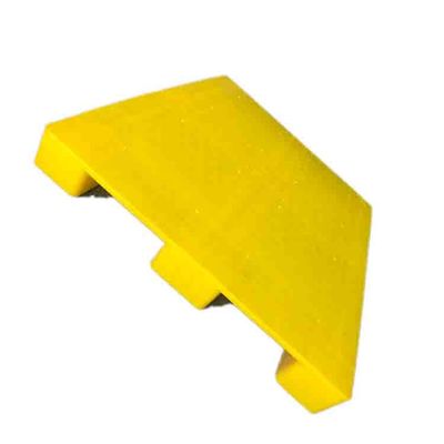 De gele USDA Goedgekeurde Kunststof PE van de Palletsopslag Uitvoer 120x100cm