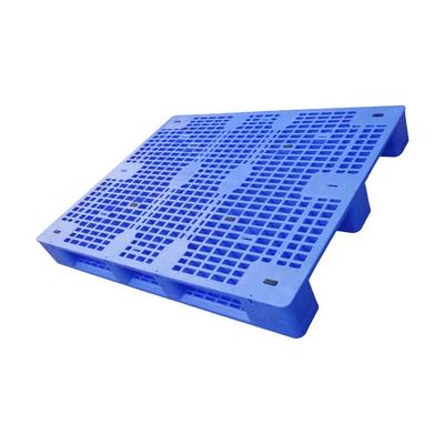 1400*1100 ingespoten HDPE Sterke Kunststof Pallets1500kg Drie Agenten