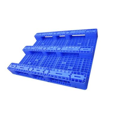 1400*1100 ingespoten HDPE Sterke Kunststof Pallets1500kg Drie Agenten