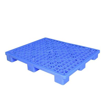 Dynamische Ladings600kg Blauwe Kunststof Pallets 1200 X 1000 voor Opslag