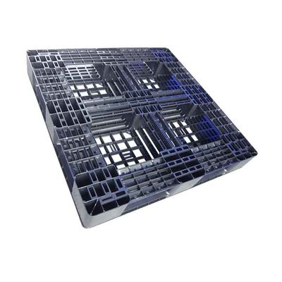 Hygiënische Zwarte PE Kunststof Pallets 1100 x 1100 van Rackable Gesloten Lijnsysteem