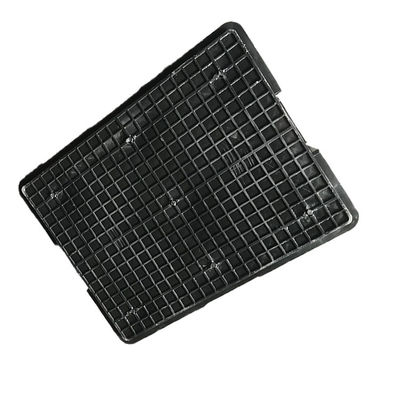 Opnieuw te gebruiken Zwarte Duurzame Kunststof Bewegende het Krat54*42 Antistatische PE van 1.9Kg