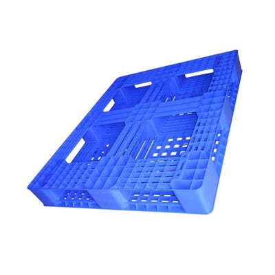 HDPE de Blauwe Stevige Kunststof Stal van de Pallet1200*1000 Euro Stijl dimensioneel