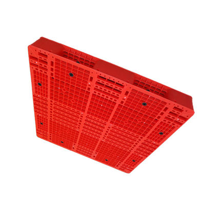 De rode Plastic 48X48-PE Dubbele Zijvorkheftruck van Pallet6000kg Statische Vier Manier