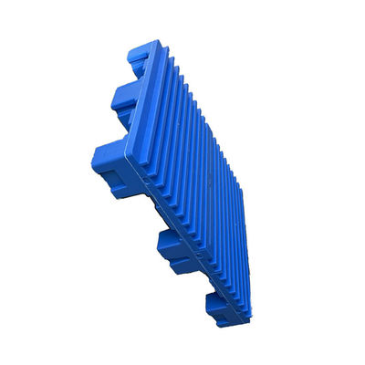 HDPE 1060x750 Rackable het Plastic Onder ogen gezien Dubbel van de Pallets4000kg Logistiek