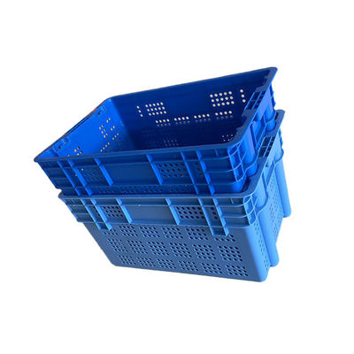 60X40 Stapelbaar polyethyleen Plastic Bewegend Krat Opnieuw te gebruiken 50Kg