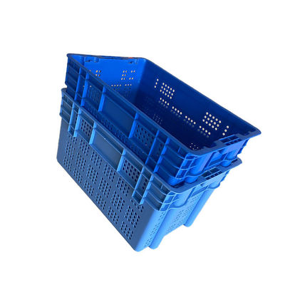 De hygiënische van het het Polyethyleen Bewegende Krat van 60X40 HD van de het Overzeese Voedselmarkt Lading 50Kg
