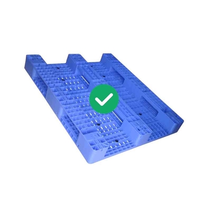 Ergonomische PE 5000Kg van de Open Dekpallet 1300x1100 laadt Hygiënisch
