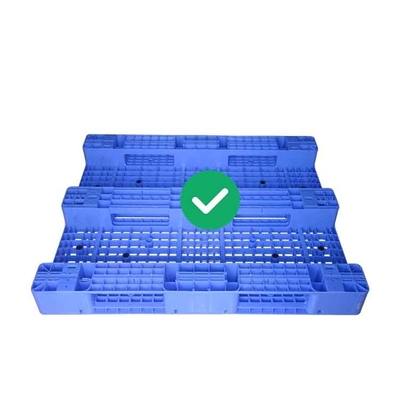 HDPE Plastic 1300x1100 Op zwaar werk berekende Pallet5000kg Statische Lading