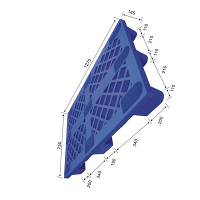 HDPE Ergonomische Handvatten van Haven de Opnieuw te gebruiken Plastic Pallets 1270x750