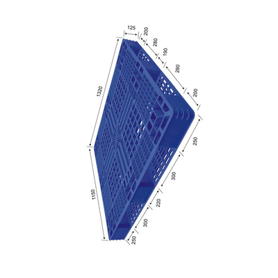 Rekupereerbare HDPE Nestable Plastic Palletspp FM 4000Kg Statisch voor Haven