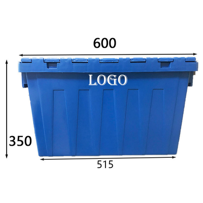 Afsluitbare Stapelbare Bewegende Dozen 770 HDPE van Plastic Opslagponden Containers voor zich het Bewegen