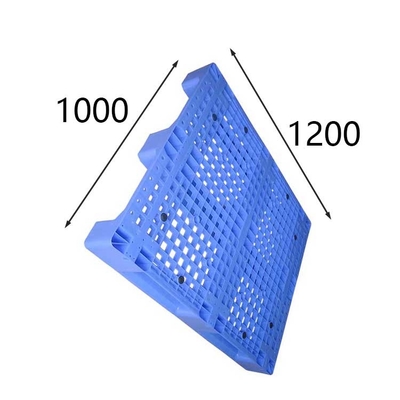 Het maagdelijke HDPE Hygiënische Plastic Pallets Stevige Vlakke Rekken 5000kg die Lading stapelen