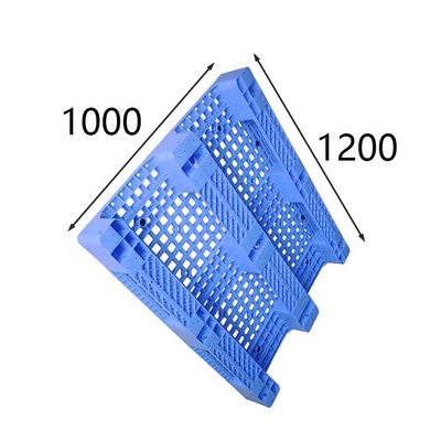 Het maagdelijke HDPE Hygiënische Plastic Pallets Stevige Vlakke Rekken 5000kg die Lading stapelen
