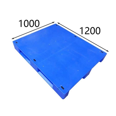 PE van de de Palleteconomie van het polypropyleen Dubbel Gezicht Blauw 1200 X 1000 voor Vorkheftruck