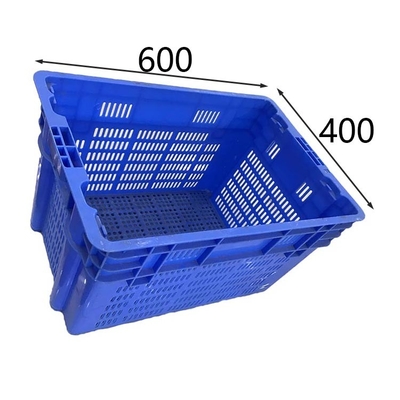 Nestable Opvouwbare Plastic Kratten 600 X400 X 315mm Stapelbare Bewegende Kratten