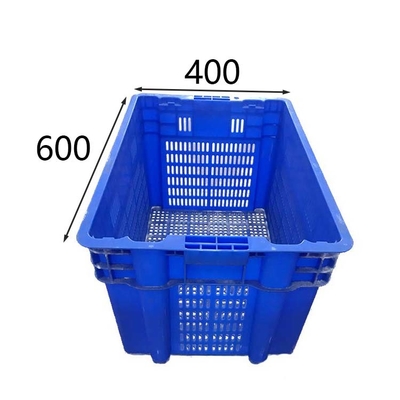 100% HDPE Opvouwbaar Bewegend Plastic Krat 600 X400 X 315mm Op zwaar werk berekende Duurzaam